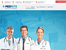 Tablet Screenshot of medriteurgentcare.com